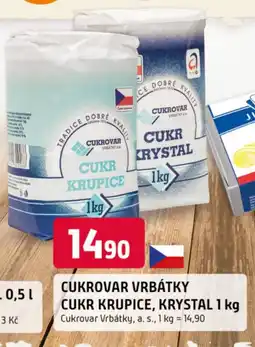 Trefa Cukrovar Vrbátky cukr krupice, krystal nabídka