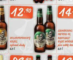 Terno Pivo velkopopovický kozel nabídka