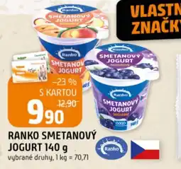 Trefa RANKO Smetanový jogurt nabídka