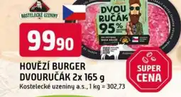 Trefa Hovězí burger dvouručák nabídka