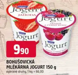 Trefa Bohušovická mlékárna jogurt nabídka