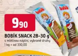Trefa Bobík snack nabídka