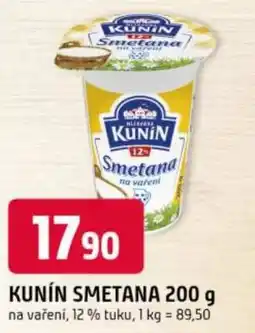 Trefa Kunín smetana nabídka