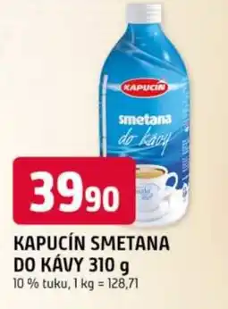 Trefa Kapucín smetana do kávy nabídka