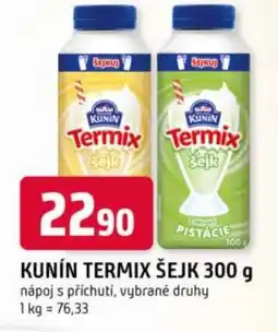 Trefa Kunín termix šejk nabídka