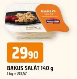 Trefa Bakus salát nabídka