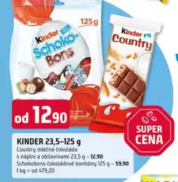 Trefa KINDER nabídka