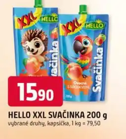 Trefa HELLO XXL Svačinka nabídka