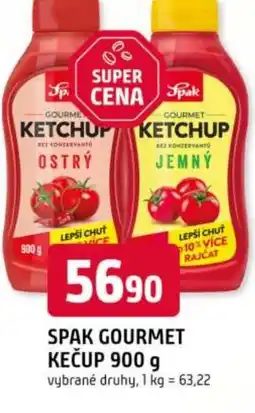 Trefa SPAK Gourmet kečup nabídka