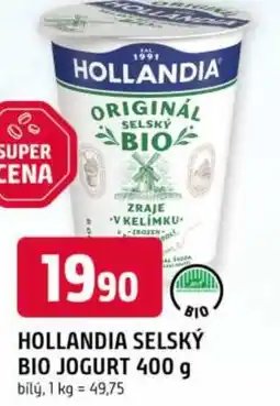 Trefa HOLLANDIA Selský bio jogurt nabídka