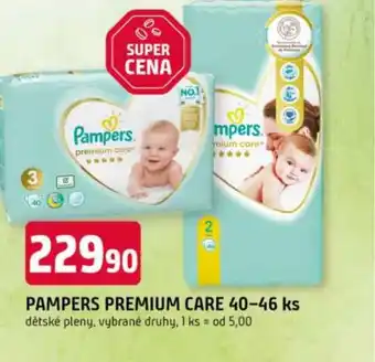 Trefa PAMPERS Premium care nabídka