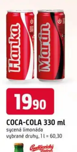 Trefa COCA-COLA nabídka