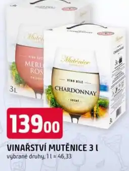 Trefa Vinařství Mutěnice nabídka
