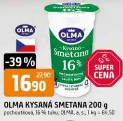 Trefa OLMA Kysaná smetana nabídka