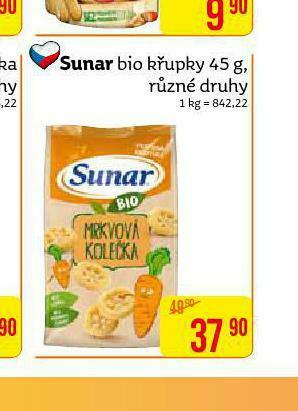 Teta Sunar bio křupky nabídka