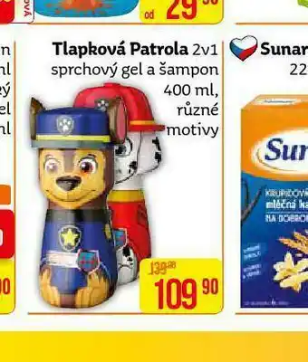 Teta Tlapková patrola 2v1 sprchový gel a šampon nabídka