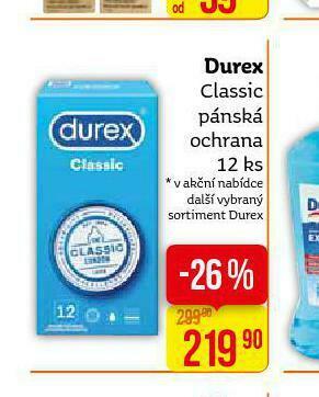 Teta Durex classic pánská ochrana nabídka