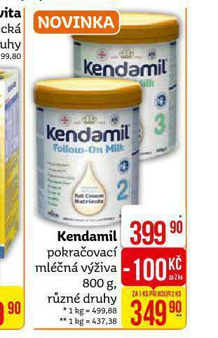 Teta Kendamil pokračovací mléčná výživa nabídka