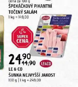 Terno Šunka nejvyšší jakosti nabídka