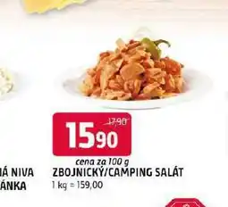 Terno Camping salát nabídka