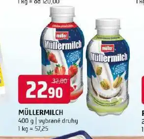 Terno Müllermilch mléčný nápoj nabídka