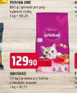 Terno Whiskas granule pro kočky nabídka