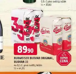 Terno Pivo budweiser budvar nabídka