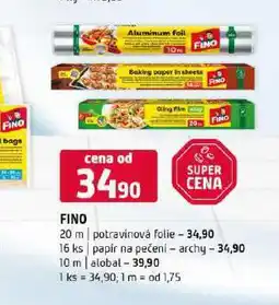 Terno Fino papír na pečení nabídka