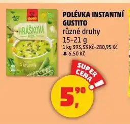 Penny Market Instantní polévka gustito nabídka