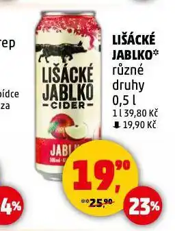 Penny Market Lišácké jablko cider nabídka