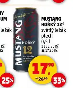 Penny Market Pivo mustang nabídka