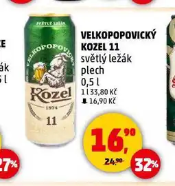 Penny Market Pivo velkopopovický kozel nabídka
