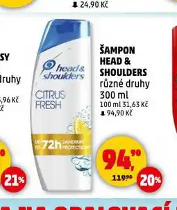 Penny Market Head & shoulders šampon na vlasy nabídka