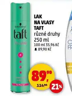 Penny Market Taft lak na vlasy nabídka