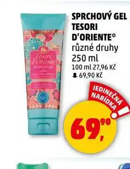 Penny Market Tesori d'oriente sprchový gel nabídka