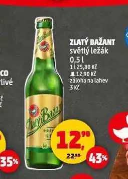 Penny Market Pivo zlatý bažant nabídka