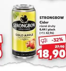 Kaufland Stronbow cider nabídka