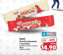 Kaufland Mrož zmrzlina nabídka