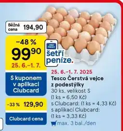 Tesco Tesco Čerstvá vejce z podestýlky nabídka