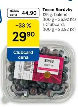 Tesco Tesco Borůvky nabídka