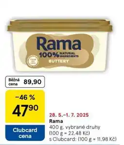 Tesco Rama nabídka