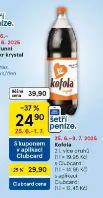 Tesco Kofola nabídka