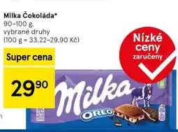 Tesco Milka Čokoláda nabídka