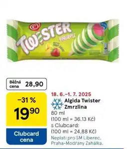 Tesco Algida Twister Zmrzlina nabídka