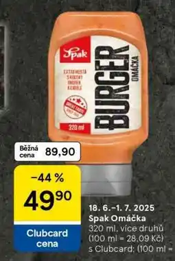 Tesco Spak Omáčka nabídka