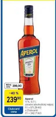 Tesco Aperol nabídka