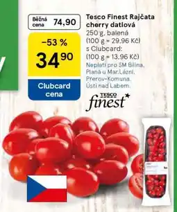 Tesco Tesco Finest Rajčata cherry datlová nabídka