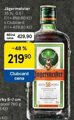 Tesco Jägermeister nabídka