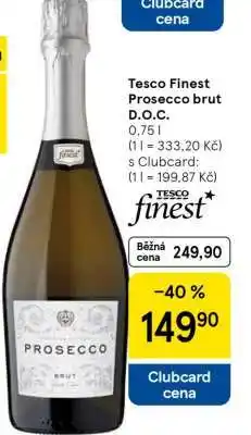 Tesco Tesco Finest Prosecco brut D.O.C nabídka
