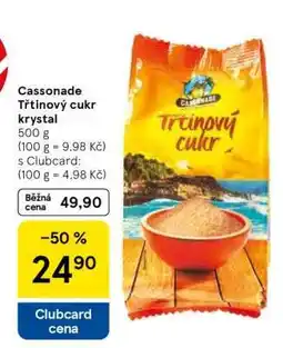 Tesco Cassonade Třtinový cukr krystal nabídka
